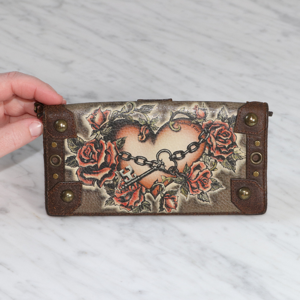 Isabella Fiore brown leather wallet